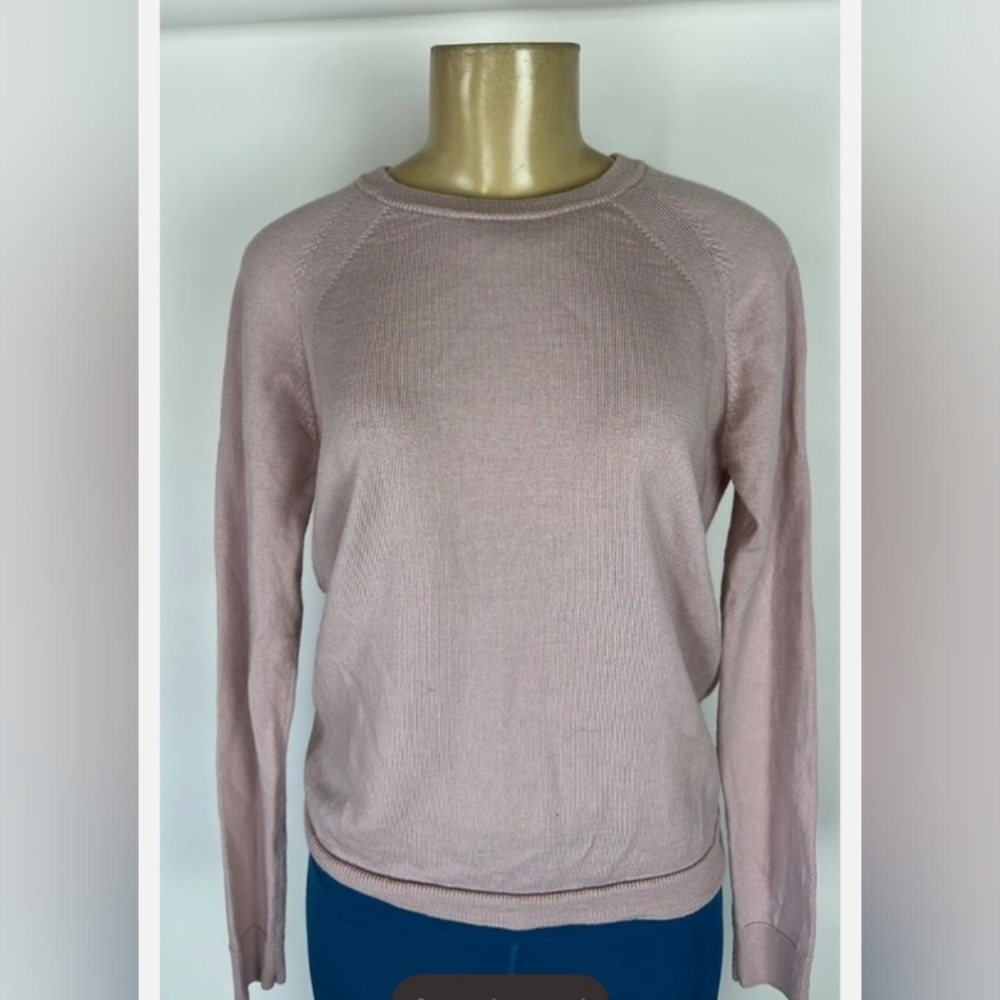 Lululemon Crisscross Back Pink Sweater – Size Small - Picture 2 of 5